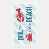 Seafood Boil Bachelorette Party Serviette (Vorderseite)