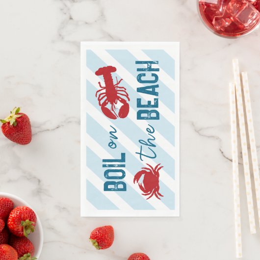 Seafood Boil Bachelorette Party Serviette (Beispiel)