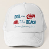 Seafood Boil Bachelorette Party Truckerkappe (Vorderseite)