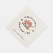 Seafood Boil Custom Matching Family Crawfish Party Serviette (Ecke)