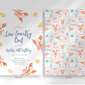 Seafood Boil Hummer Bake Einladung