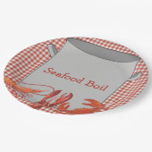 Seafood Boil Pappteller (Schrägansicht)