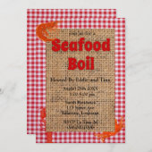 Seafood-Boil-Party Einladungen (Vorne/Hinten)