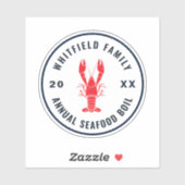 Seafood Boil Summer Lobster Cookie Aufkleber (Blatt)