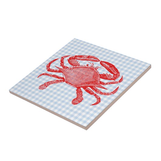 Seafood Crab Picnic Fliese (Seite)