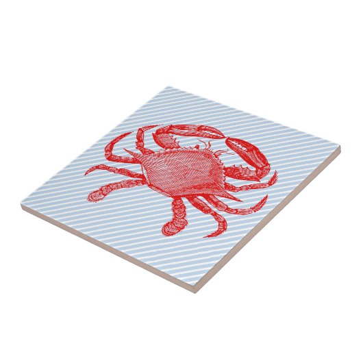 Seafood Crab Picnic Fliese (Seite)