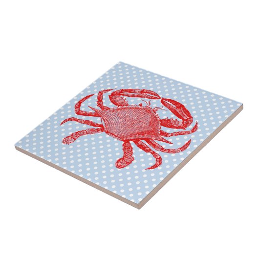 Seafood Crab Picnic Fliese (Seite)