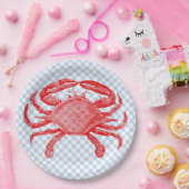 Seafood Crab Picnic Pappteller (Party)