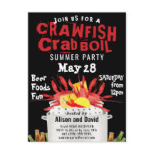 Seafood Crawfish Crawfish Boil Summer Party Einlad