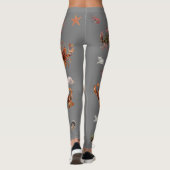 Seafood Crustacean Hummer Craster Muster Leggings (Rückseite)
