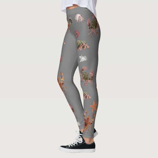 Seafood Crustacean Hummer Craster Muster Leggings (Links)