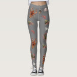 Seafood Crustacean Hummer Craster Muster Leggings<br><div class="desc">Dieses Design kann durch Auswahl der Option Design bearbeiten personalisiert werden. Sie können auch auf andere Gegenstände übertragen. Kontaktieren Sie mich unter colorflowcreations@gmail.com oder nutzen Sie die Chat-Option oben auf der Seite, wenn Sie dieses Design auf einem anderen Produkt haben möchten oder Hilfe bei diesem Design benötigen. Sehen Sie mehr...</div>