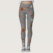Seafood Crustacean Hummer Craster Muster Leggings (Vorderseite)