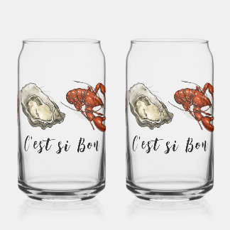 Seafood Glass Cans Dosenglas