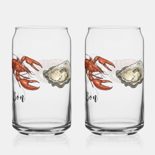 Seafood Glass Cans Dosenglas (Rückseite)