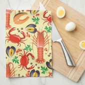 Seafood Handtuch (Viertel Falte)