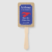 Seafood Hummer Boil Beach Hochzeitsprogramm Fan Fächer (Vorderseite)