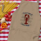 Seafood Koch Hummer Name Schürze