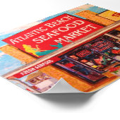 "Seafood Market" Poster (Ecke)