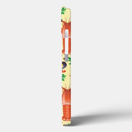 Seafood Pattern Case-Mate iPhone Hülle (Rückseite / Links)