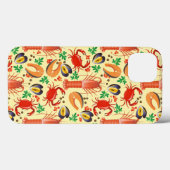 Seafood Pattern Case-Mate iPhone Hülle (Rückseite (Horizontal))