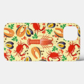 Seafood Pattern Case-Mate iPhone Hülle (Rückseite (Horizontal))