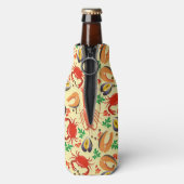 Seafood Pattern Flaschenkühler (Flasche Rückseite)