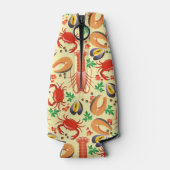 Seafood Pattern Flaschenkühler (Rückseite)