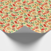 Seafood Pattern Geschenkpapier (Ecke)