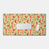 Seafood Pattern Schreibtischunterlage (Tastatur & Maus)