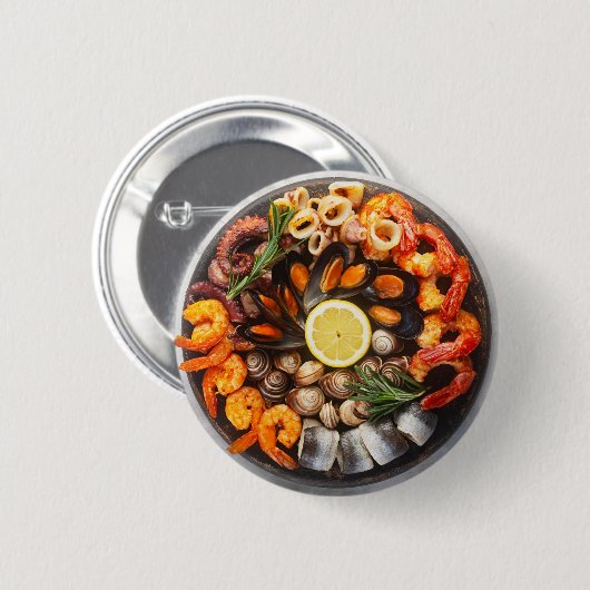 Seafood Platter Button (Vorne & Hinten)