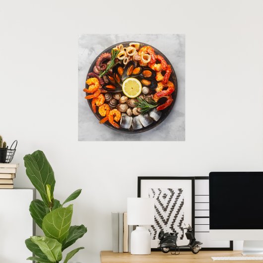 Seafood Platter Poster (Heimbüro)