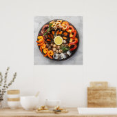 Seafood Platter Poster (Küche)
