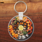 Seafood Platter Schlüsselanhänger (Vorderseite)