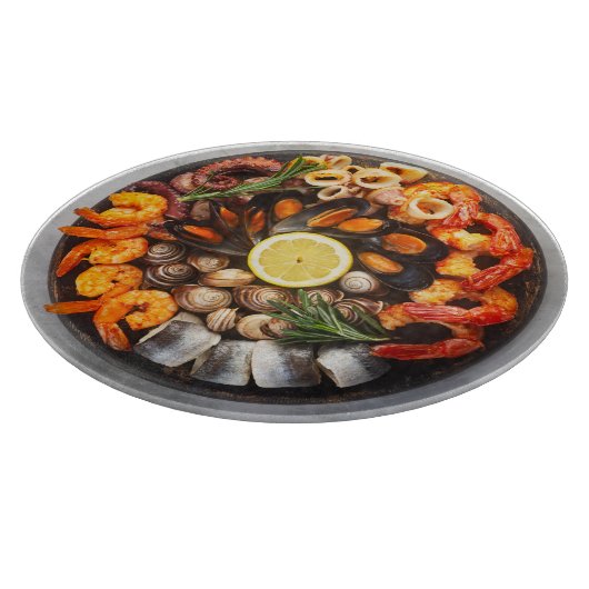Seafood Platter Schneidebrett (Ecke)