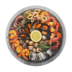Seafood Platter Schneidebrett