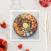 Seafood Platter Serviette (Beispiel)