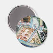 Seafood Sale Magnet (Pike Place Seattle) (Vorderseite/Rückseite)