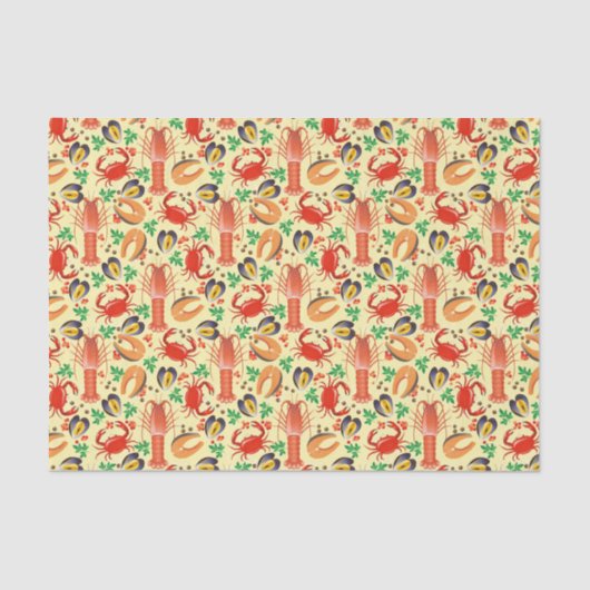 Seafood Seidenpapier (Vorderseite)