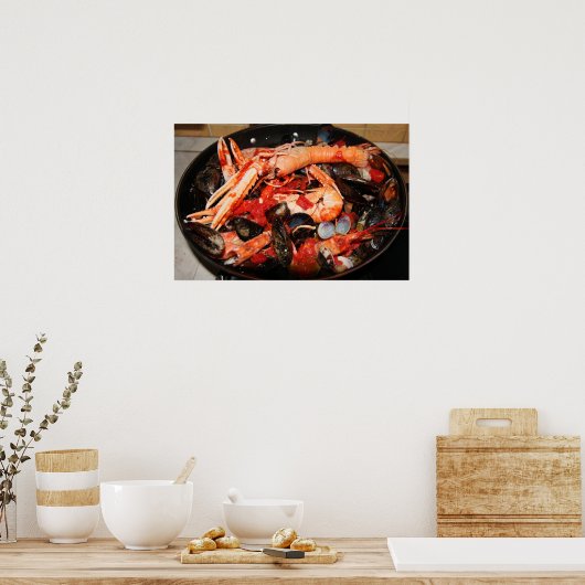 Seafood Soup Poster (Küche)