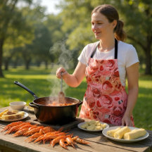 Seafood spektakuläre All-Over-Print-Schürze