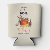 Seafood Summer Annual Crawfish Boil Party Dosenkühler (Vorderseite)