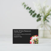 Seafood Sushi Restaurant Moderne Business Cards Visitenkarte (Stehend Vorderseite)