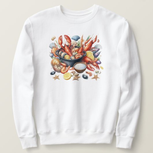 Seafood Sweatshirt (Design vorne)