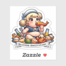 Seafood Sweetheart Sticker - niedlicher Seemann -