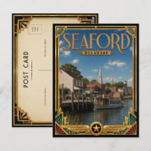 Seaford Delaware Vintage Art Deco Golden Age