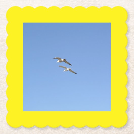 Seageln, die hoch fliegen untersetzer (Vorderseite)