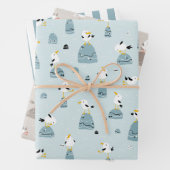 Seageln im Set zum Wrapping Paper von Seashore 3 Geschenkpapier Set (Beispiel)