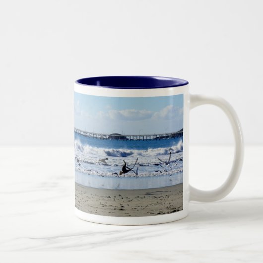 Seageln und Tasse Pier (Rechts)