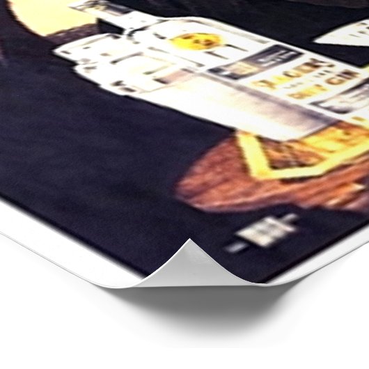 Seager's Gin Poster (Ecke)